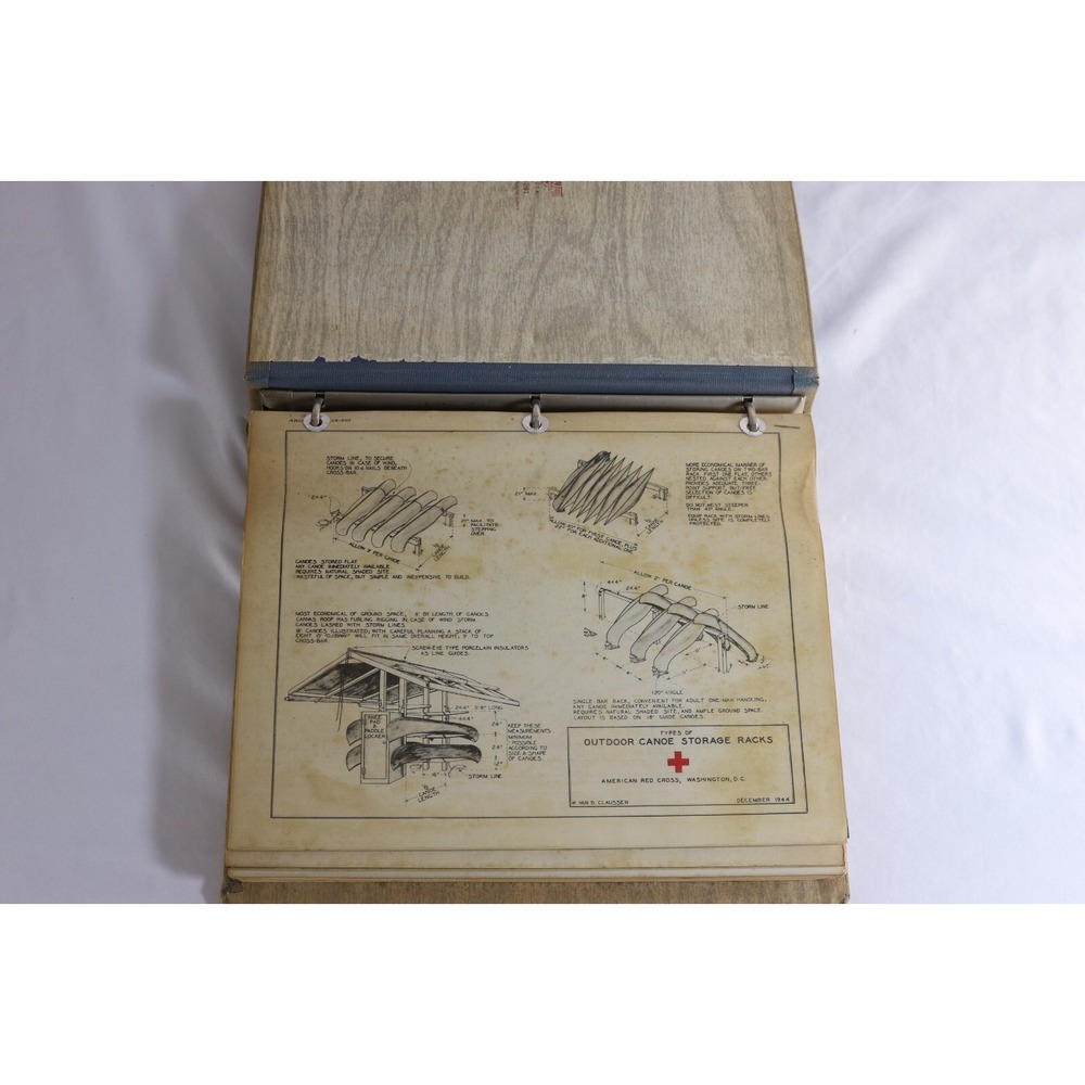 Vintage 1940s 1950s American Red Cross Swimming Diving Canoe Instructor Manual